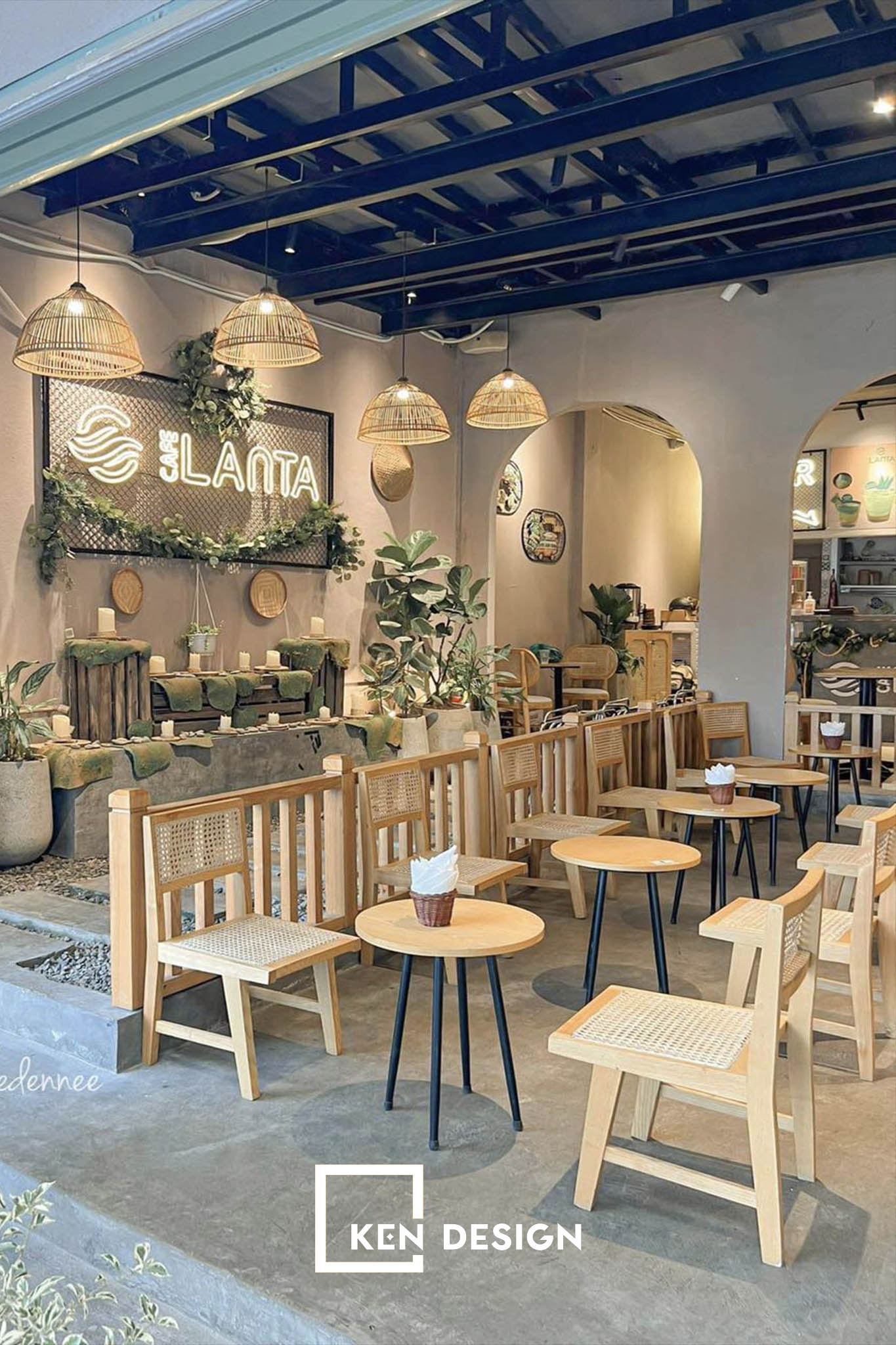 Thiết kế quán cafe Lanta Cafe Đặng Tiến Đông - Hơi thở Thái trên đất Việt